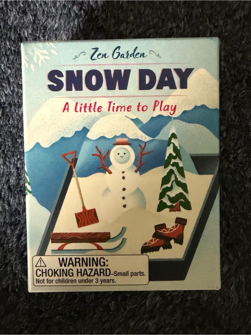 Mini Zen Garden-Snow Day